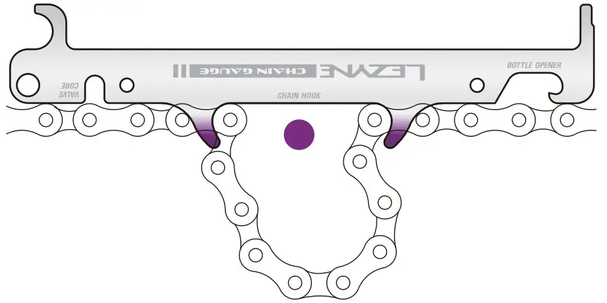 LEZYNE 73820 Y16 MT Chain Gauge - FIGURE 3