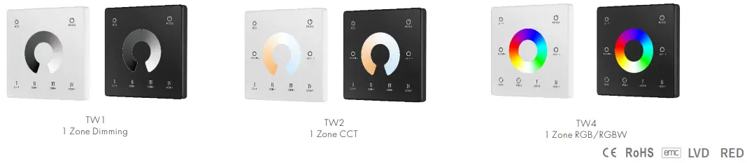 SKYDANCE TW1 Wall Mounted Touch Panel - Figure