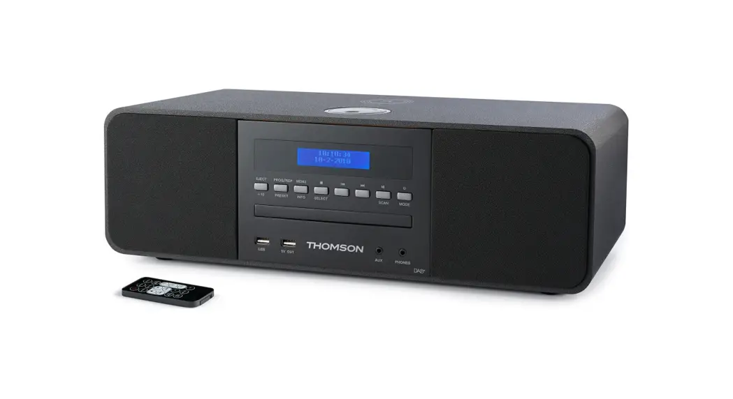 Thomson Mic200idabbt Series Dab, Cd, Bluetooth, Fm Usb, Audio In Instruction Manual