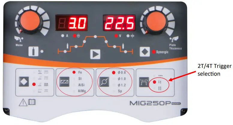 JASIC JM, 250P Synergic Pulse MIG, MAG -