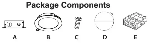 FEIT Electric LEDR6XTRGBWCAAG 6 inch 65 Watt Equivalent WiFi Color Changing - Package Component