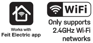 FEIT Electric LEDR6XTRGBWCAAG 6 inch 65 Watt Equivalent WiFi Color Changing - Troubleshooting Tips