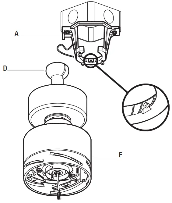 HAMPTON BAY AK376-CH Marino 36 Inch Brushed Steel Ceiling Fan - 10