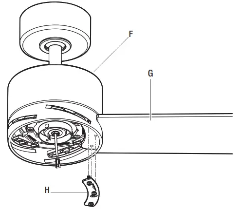 HAMPTON BAY AK376-CH Marino 36 Inch Brushed Steel Ceiling Fan - 16