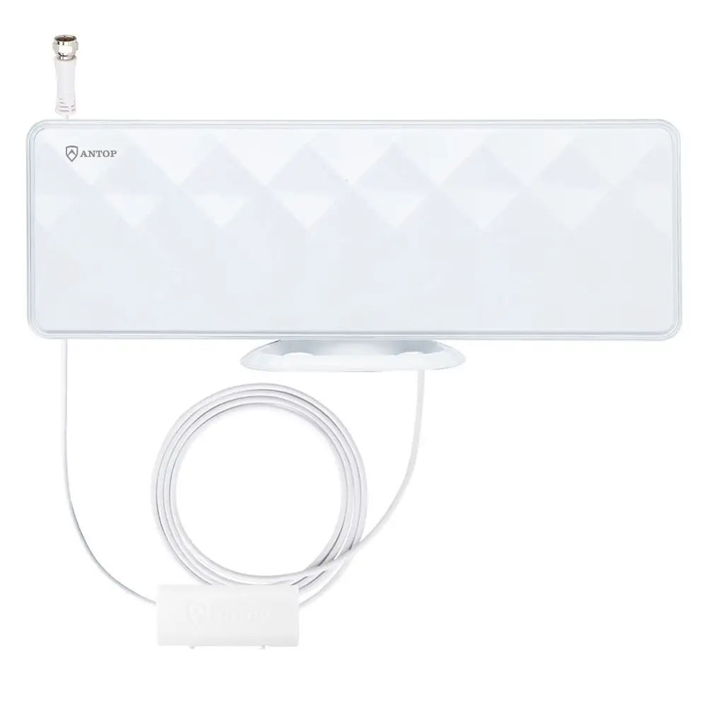 Antop At-201b Flat-panel Indoor Tv Antenna With Smartpass Amplifier And Lte Filter User Manual