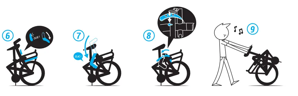 B TWIN E FOLD 500 20 Inch Electric Folding Bike 3