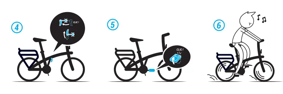 B TWIN E FOLD 500 20 Inch Electric Folding Bike 6