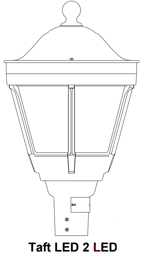 HOLOPHANE PTE2 Taft LED Post-top Lanterns - fig 7