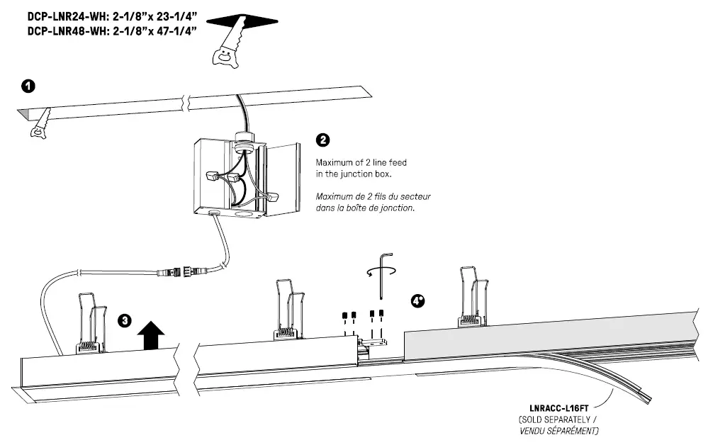 dals DCP-LNR24-WH 4 Inch RGB+CCT Smart Recessed Panel Light 2
