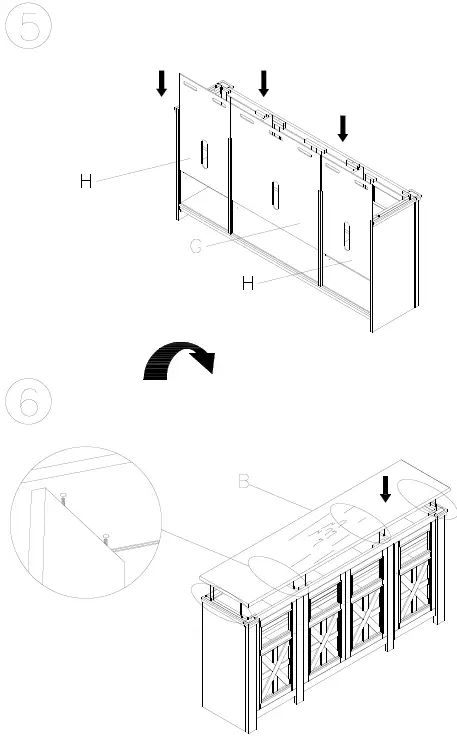 ASHLEY-W736-68-Tyler-Creek-74-Inch-TV-Stand-fig-6