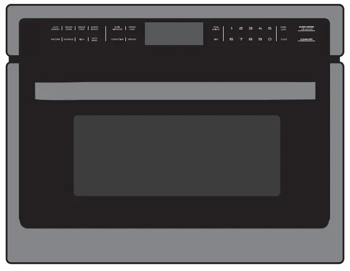 ancona AN2980SS Built In Combination Oven with Hot Air and Microwave-