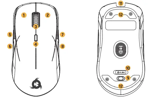 KLIM-ACE-Wireless-Gaming-Mouse-fig-1