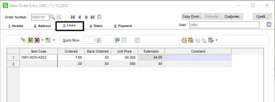 FIG 20 SALE ORDER PROCESSING