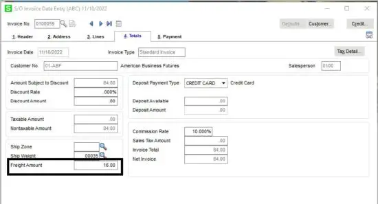 FIG 33 SALES ORDER INVOICE DATA ENTRY