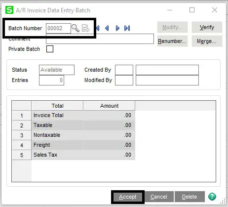FIG 43 ACCOUNTS RECEIVABLE INVOICE DATA ENTRY PROCESSING
