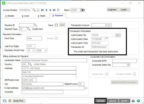 FIG 50 ACCOUNTS RECEIVABLE INVOICE DATA ENTRY PROCESSING