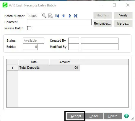 FIG 58 CASH RECEIPTS PROCESSING
