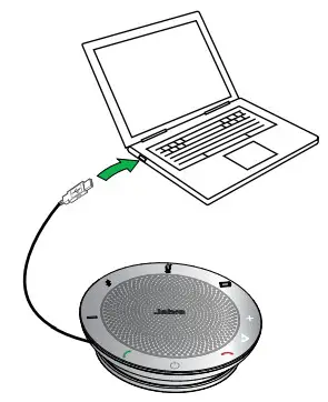 Jabra Speak 510 Bluetooth and USB Speaker phone - Connecting