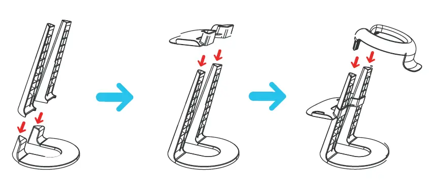 NexiGo VR Headset and Touch Controllers Display Stand 2