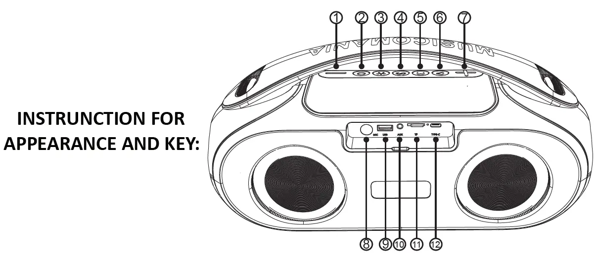 BRAND-X18-BT-Portable-Speaker-FIG-1