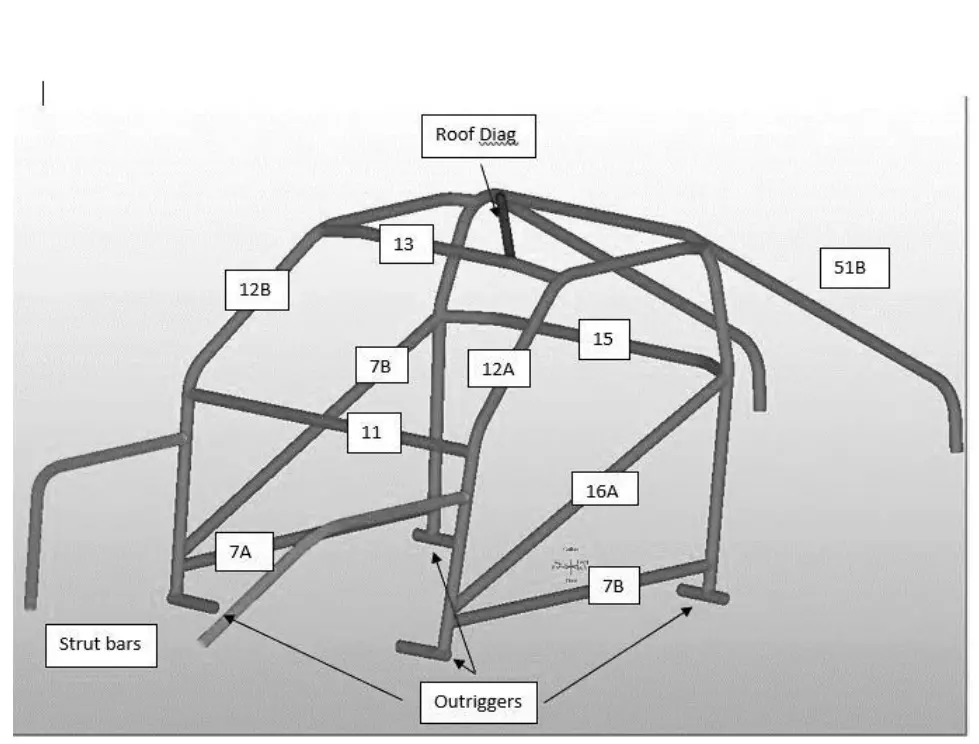 MOORE RACE CHASSIS MRC 1st Gen S 10 8 50 Cage - Step6