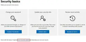 FIG 11 More security options