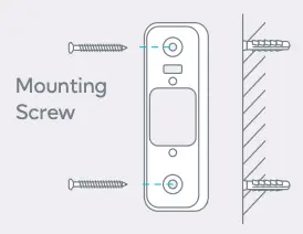 Install the doorbell Figure 5