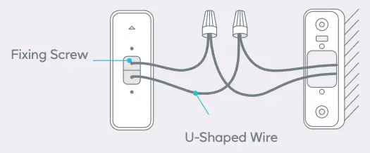 Install the doorbell Figure 7