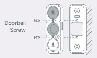 Install the doorbell Figure 8
