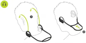 Wearing-headphones