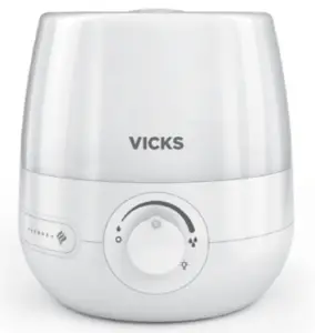 VICKS VUL530 Series NaturalCare Ultrasonic Humidifier Diffuser VapoPads and Nitetime Light