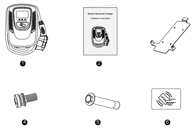 Xiamen Joint Tech JNT-EVC10-AC11 Electric Vehicle AC - Packing List