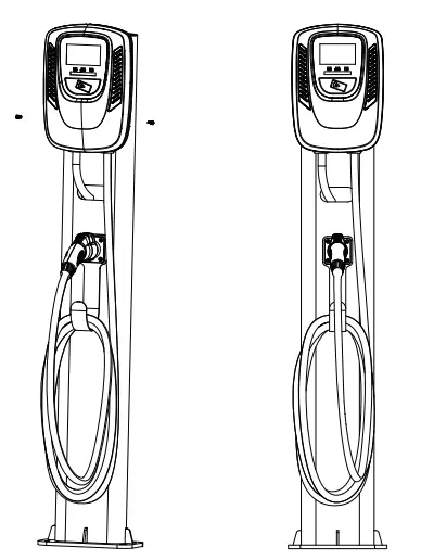Xiamen Joint Tech JNT-EVC10-AC11 Electric Vehicle AC - Wall-Mounted Bracket Installation 3