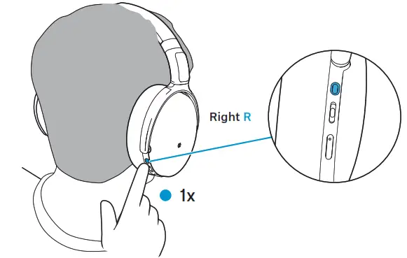 Sennheiser SEBT4 Headphones - voice dialing