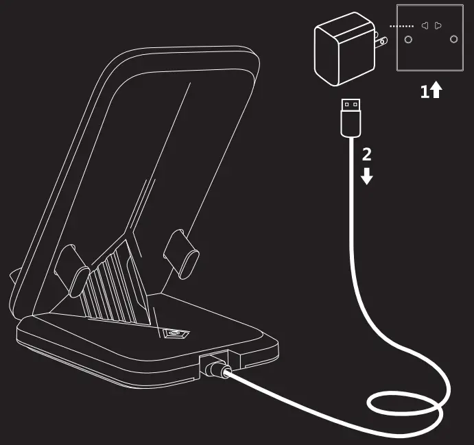 Shenzhen Digtec Technology DT G5 Qi Universal RGB Wireless Charging Stand - USB