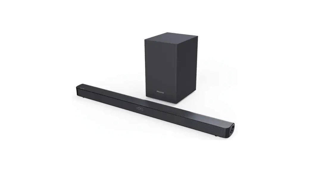 Hisense Hs212f 2.1ch Soundbar With Wireless Subwoofer User Manual