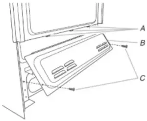 Whirlpool WEE510S0FW Front Control Electric Range - Cord Strain Relief