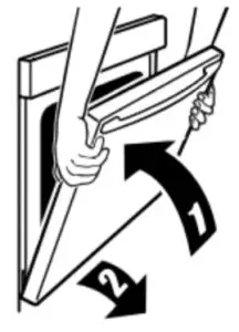 Whirlpool WEE510S0FW Front Control Electric Range - Oven Door 2