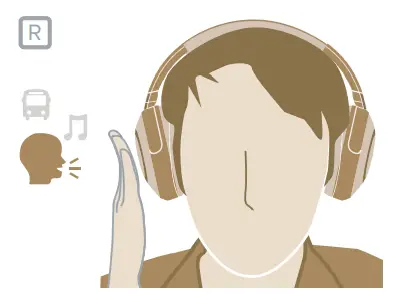 cleer GS 7140 01 A1 Alpha Noise Canceling Wireless Over Hear Headphones - Conversation Mode