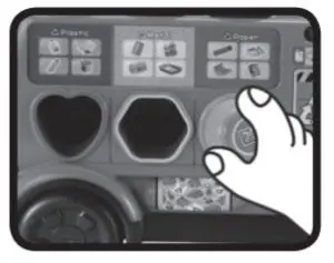 vtech 80 541801 Sort and Recycle Ride On Truck - 3 Smart Bins