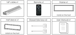 Nakamichi NQ723BD Digital Media Receiver - pakage