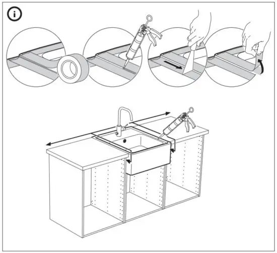 IKEA BREDSJÖN Sink Bowl 2 Bowls W Visible Front Stainless Steel - figure 11
