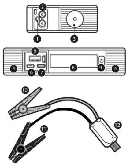 AC532632 Jump Starter and Power Bank - FEATURE OVERVIEW