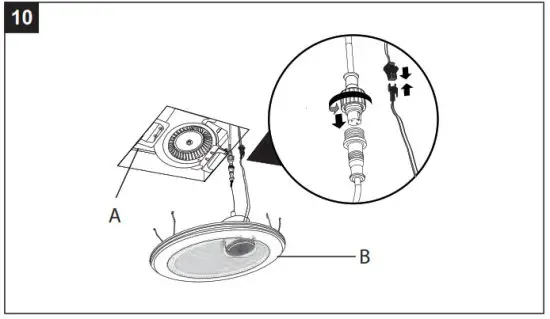 HOMEWERKS 7130-18-BT Bath Fan With Bluetooth Speaker And LED Light - figure 24