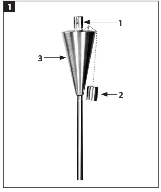 Menuett 008741 Wick Torch- 1