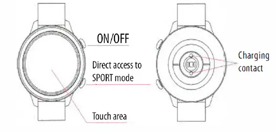 LISKA SV-05FC Smart Watch FIG 1