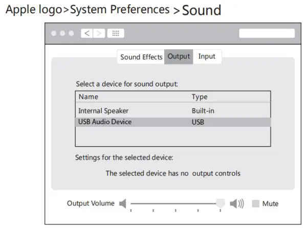 EZQuest X40213 Ultimate USB-C Multimedia Hub Adaptor 13 Ports with Power Delivery Instruction Manual - Sound Setting for mac