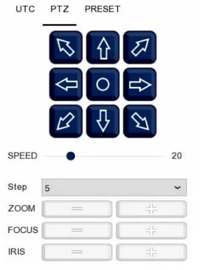 SystemQ SEE852 ZIP 2MP Mini Eyeball 3 6mm Fixed Lens Camera - menu