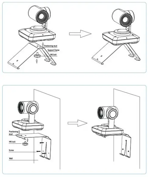PHILIPS PSE0600 Smart Meeting Video Conference Camera - Installation Instructions