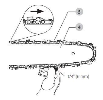 DEWALT DCCS672 60V Max Chain Saw 5